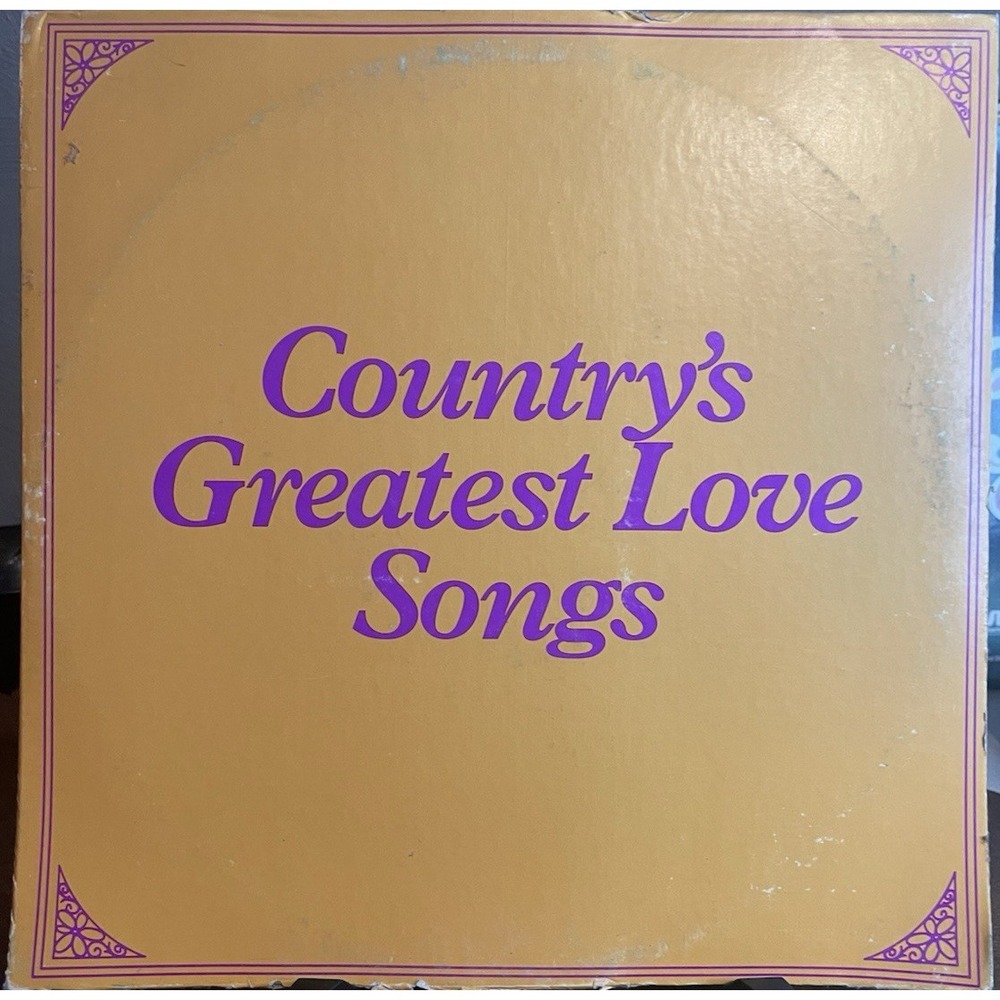 Columbia House Country's Greatest Love Songs 10 Years Country Gold 2x LP Vinyl